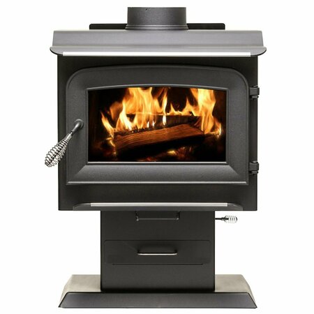 ASHLEY HEARTH PRODUCTS 1,200 sq ft EPA Certified Pedestal Wood Stove AW1120E-P